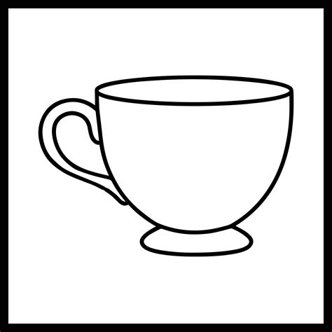 Free Printable Coffee Cup Stencils